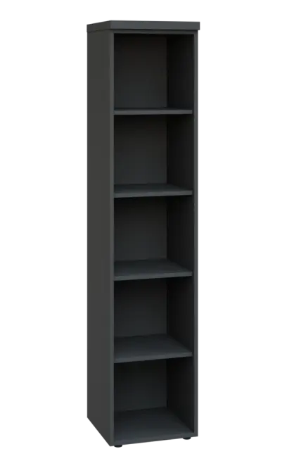 SIN 5 - 4N kancelářská skříň, nika, 1820x400x400, antracit